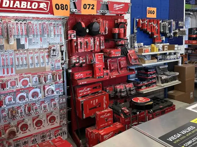 Hajoca Plumbing Supply Kingsport TN interior Ciable tool display